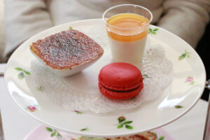 Gluten free macarons and pastries at Lady Camellia Tea Room