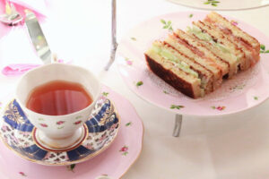 Gluten free sandwich at Lady Camellia Tea Room