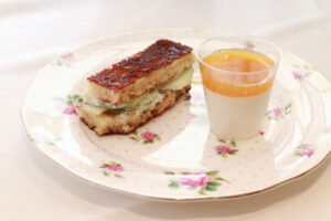 Gluten free sandwich at Lady Camellia Tea Room