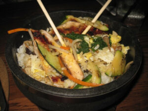 Met Rice Bowl with honey ginger soy sauce at Met Bethesda