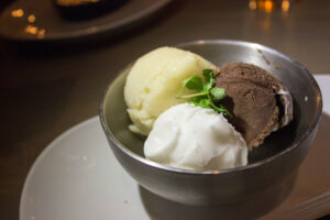 Ice cream and sorbet at PassionFish Bethesda
