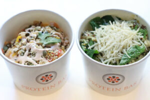 El Verde Bowl and Spinach and Pesto Bowl