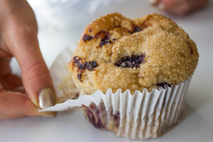 Vegan Blueberry Muffin at Rise Bakery in Washington, D.C.