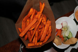 Sweet potato fries at The Skylark