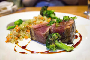 Seared Tuna at Mussel Bar and Grille