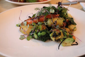 Heirloom carrot and hijiki salad at The East Pole