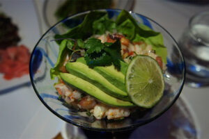 Tequila Shrimp Ceviche at Oceaniare