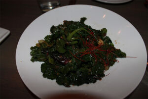 Sauteed Kale *ask to be made gluten free* at Estate Restaurant