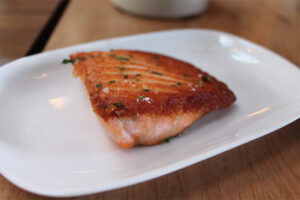 Salmon at Rose Cafe & Restaurant