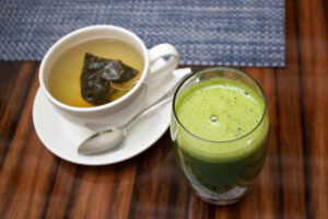 Green Juice & Peppermint Tea at BLT Prime in New York City