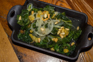 Blanched Greens at Brine in Washington, D.C.