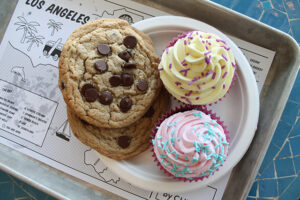 Gluten free and vegan chocolate chip cookies and cupcakes at By Chloe