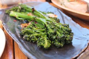 Roasted Broccolini at Catch