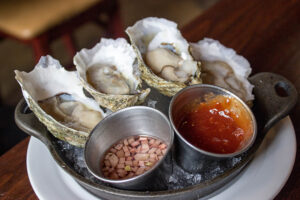 Chilled Rappahanock Oysters at Copperwood Tavern in Washington, D.C.
