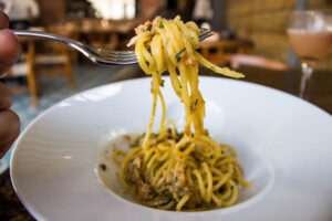 Spaghettoni at Masseria in Washington, D.C.