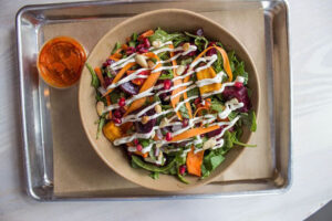 Beet Salad & Harissa at Shouk in Washington, D.C.