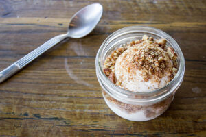 Horchata Ice Cream with Spiced Pecans at Rori's in Los Angeles