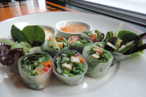 Vegetable Summer Roll at Big Bowl in Chicago