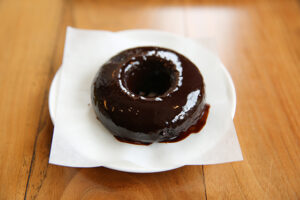 Chocolate Doughnut at Wheat's End Cafe in Chicago, IL