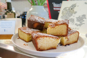 Danish Marzipan Sponge Cake at Snaps + Rye in Notting Hill, London