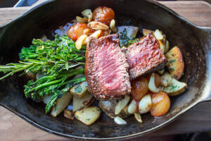 Grilled Lamb Loin at TART Restaurant in Los Angeles