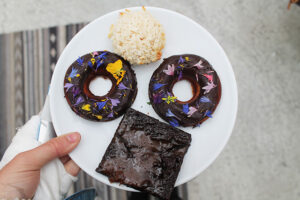 Gluten Free pastries and superfood donuts at Loosie's Cafe