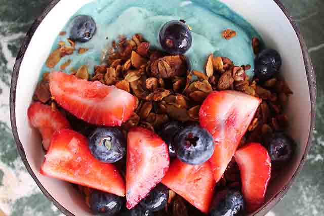 Blue Smoothie Bowl at Great White Venice