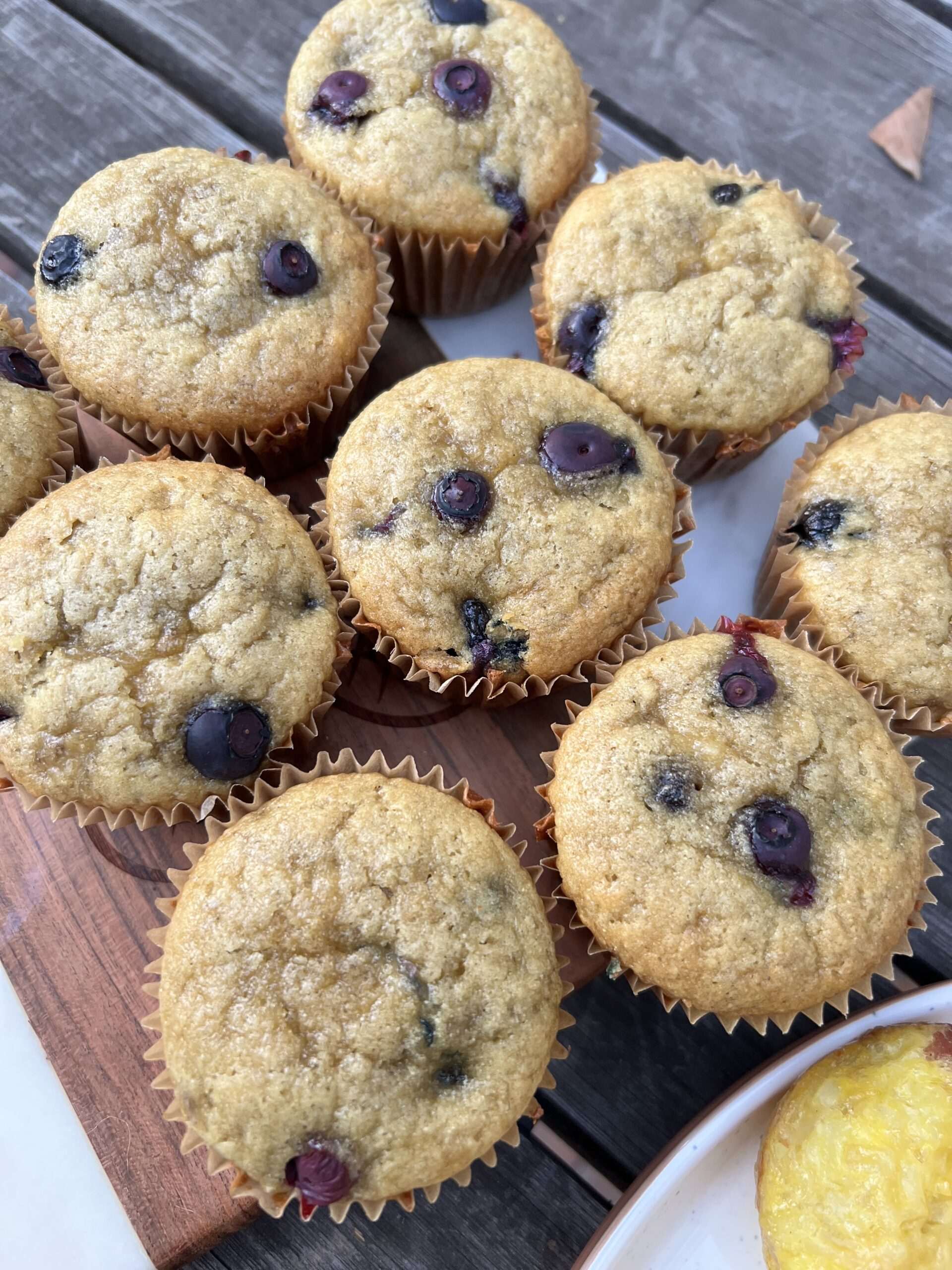 Blueberry Banana Bread Muffins - NOBREAD